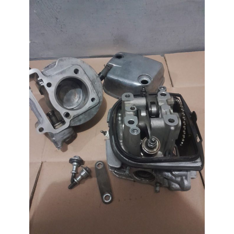 Block Cylinder head Honda Beat karbu Scoopy karbu original copotan Boring head blok seher buring hea
