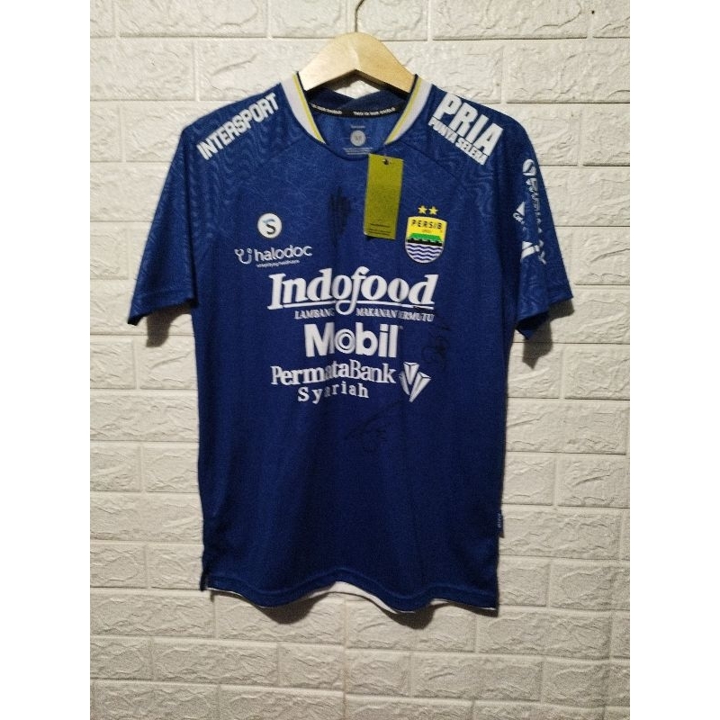 Jersey Original / Baju Bola Asli Persib Bandung Home 2021 SE Tanda Tangan Beberapa pemain persib by 