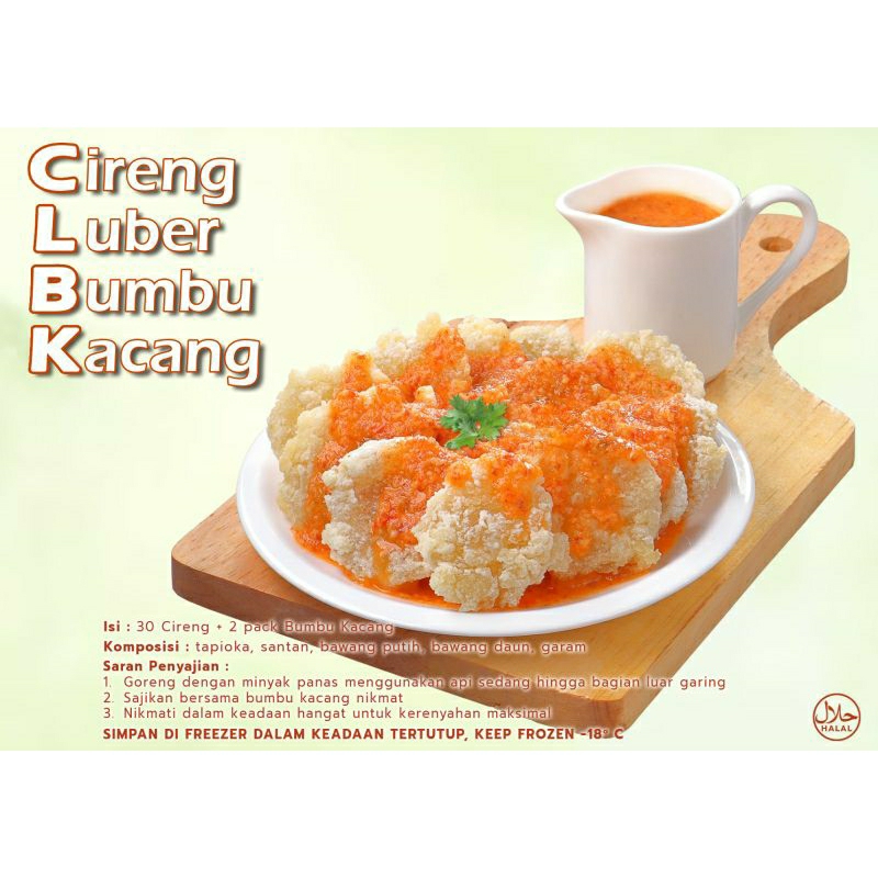 

Cireng Luber Bumbu Kacang (CLBK)