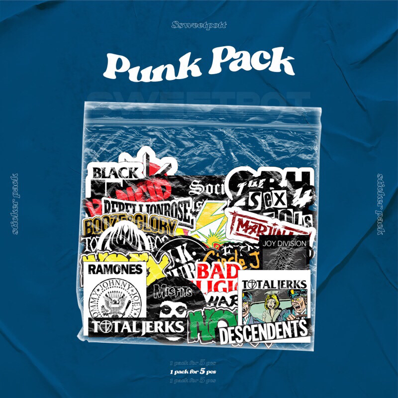 

STICKER PACK [PUNK EDITION] / STICKER MOBIL / STIKER HELM / STICKER AESTHETIC / STIKER PUNK / STIKER HARDCORE / STIKEER SLIPKNOT / STICKER RANDOM ISI 5 /STICKER METAL / STICKER POP / STICKER INDIE / STICKER BAND