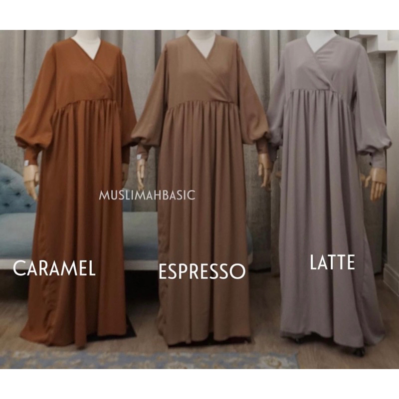 READY STOK MEDINA DRESS MUSLIMAH BASIC