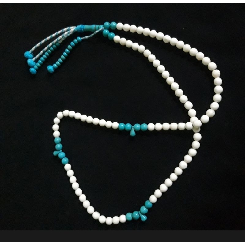 Tasbih Pirus Mix Tulang Onta Mesir 100% Asli