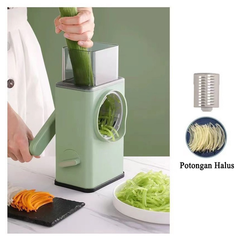 VEGETABLE CUTTER MACHINE MULTI FUNCTION / ALAT PEMOTONG SAYURAN / GILINGAN SAYUR / PARUTAN SERBAGUNA JRW0165