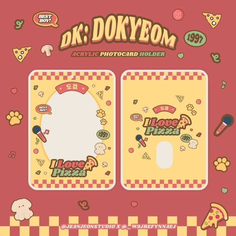 PHOTOCARD HOLDER ACRYLIC - SEVENTEEN DOKYEOM