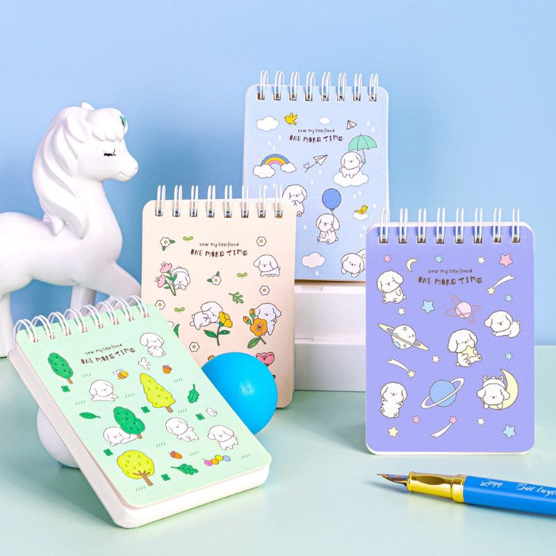 

Spiral Notebook / Buku Tulis Buku Catatan Spiral Mini Pocket Size A7 S025