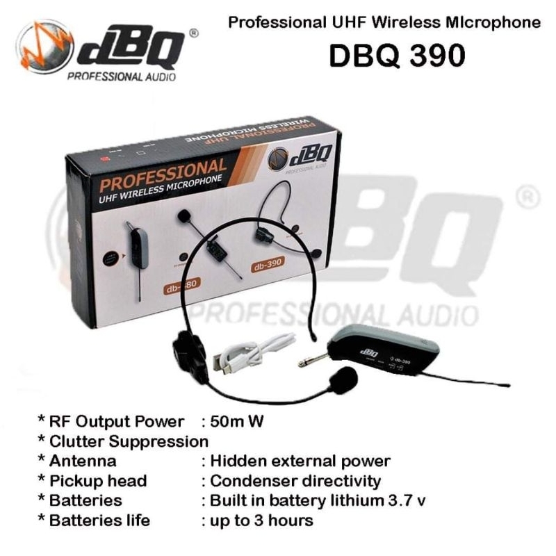 Microphone Wireless dBQ 390