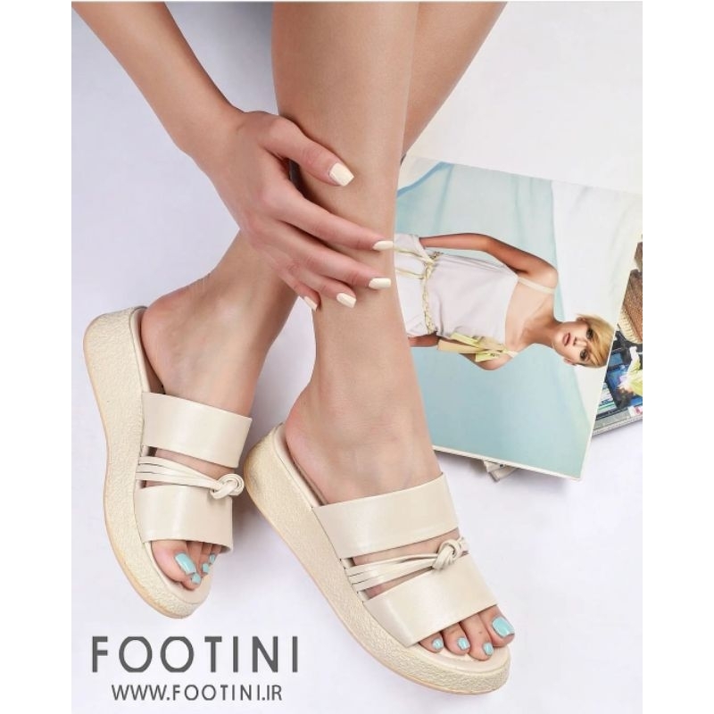 ABBUSHOES Nn 38 sendal wedges wanita kokop bendul kharisma 5cm