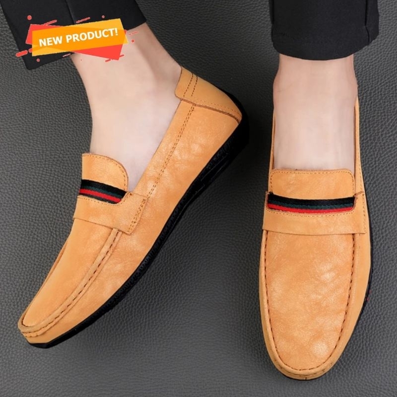 sepatu pria slip on kasual sepatu pria hitam sepatu pria casual sepetu pria keren