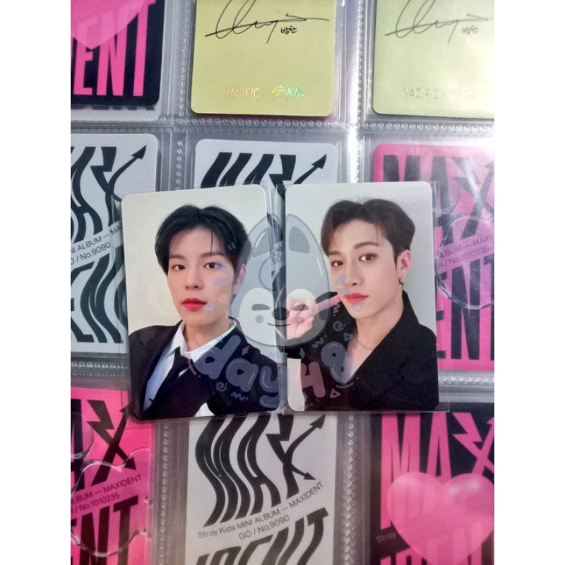 Photocard nacific  R18 bangchan seungmin straykids