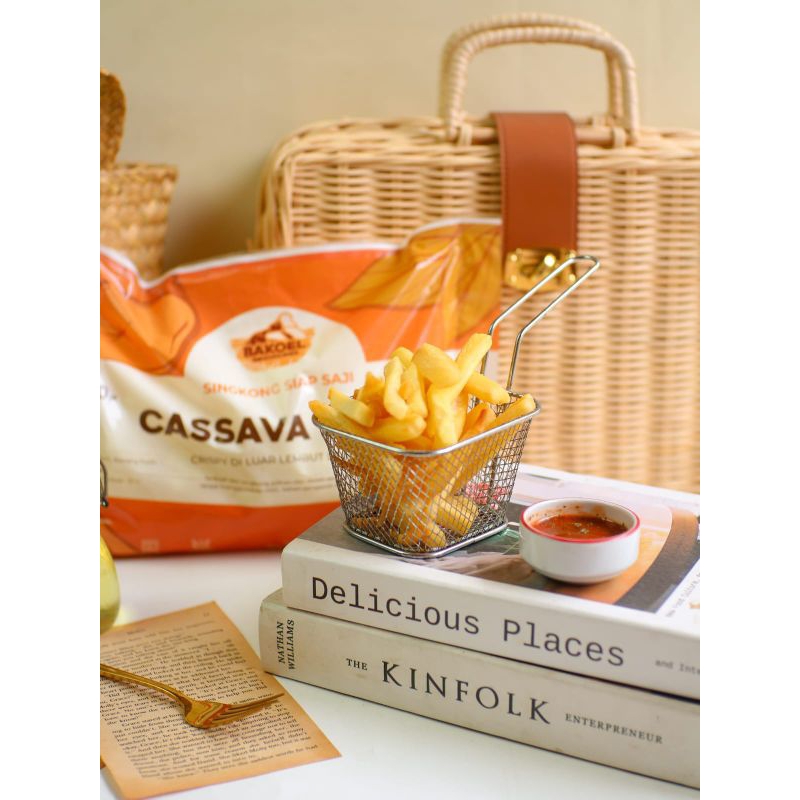 Cassava fries 1kg singkong frozen