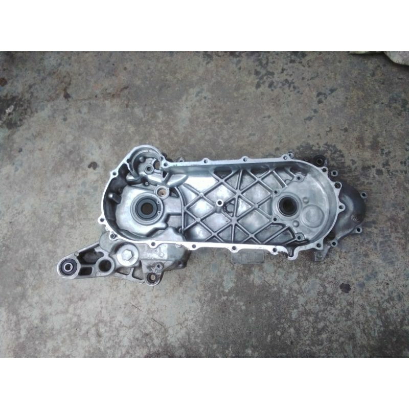 Crankcase Blok Kiri Beat Scoopy Spacy FI Stater Kasar KZL Original Copotan