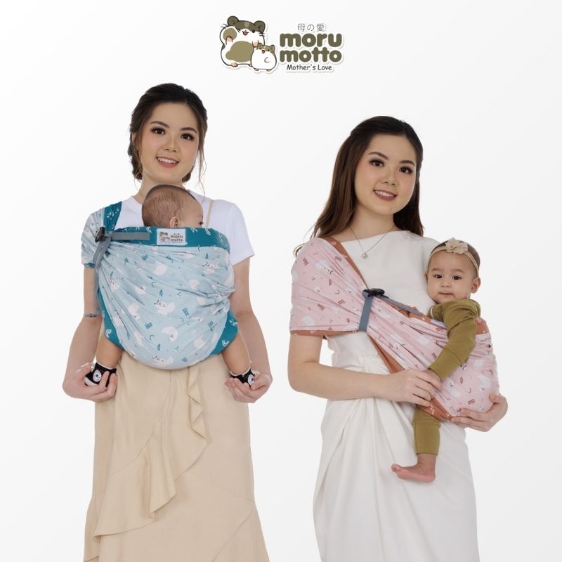 Morumotto gendongan samping bayi sling instant 4 in 1 swan series