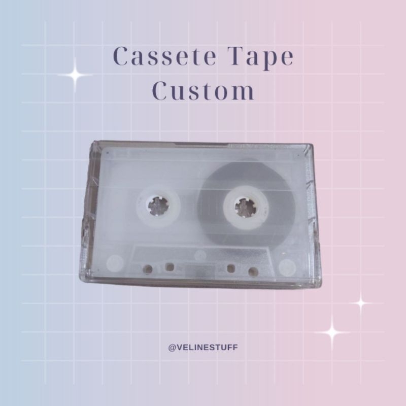 CUSTOM CASSETE TAPE / CUSTOM DESAIN KASET PITA MIXTAPE