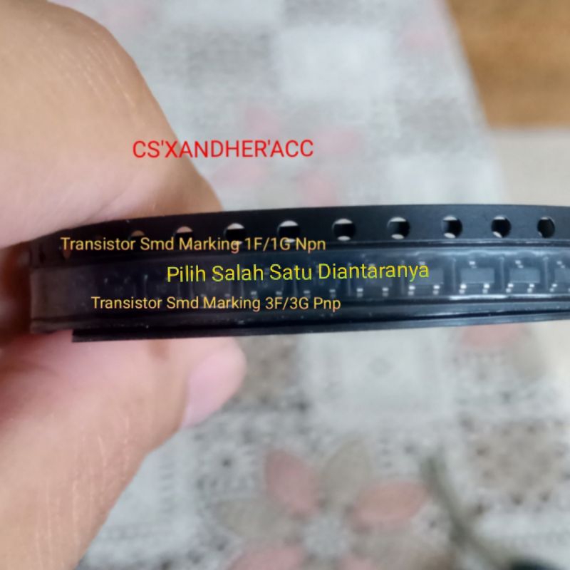 40Pcs Transistor Smd | 20Pcs Transistor Smd 1F BC847-B NPN Sot-23 & 20Pcs Transistor 3G BC857-B PNP 
