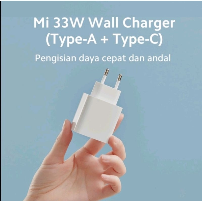 Xiaomi Mi 33W Wall Charger (Type-A+Type-C) Original Mi store