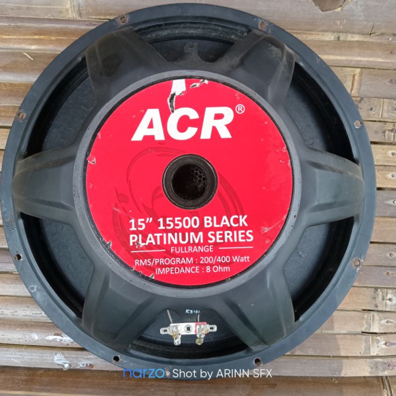 Speaker 15 inch ACR 15500 platinum bekas normal