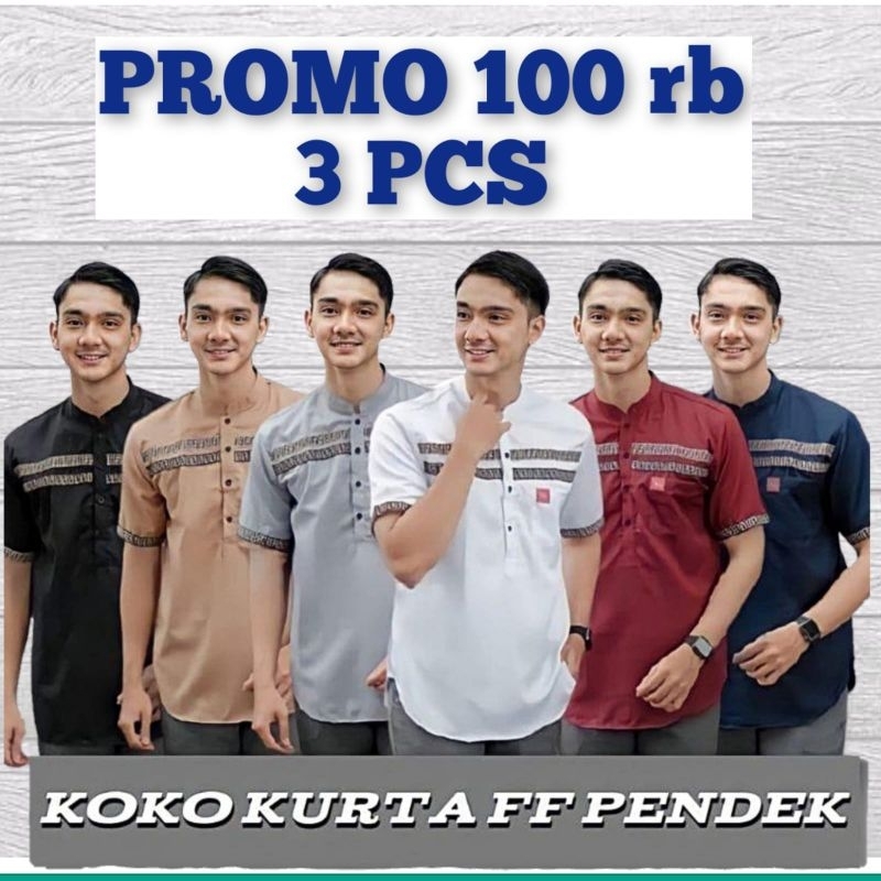 baju koko FF KURTA REMAJA DEWASA trendy