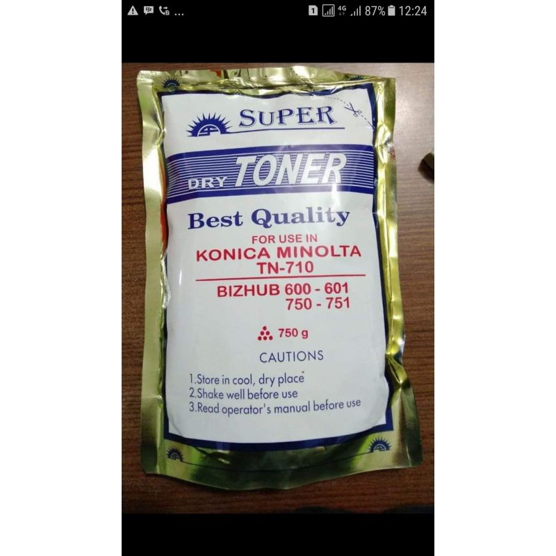 Toner Super Bizhub 600/750/601/751