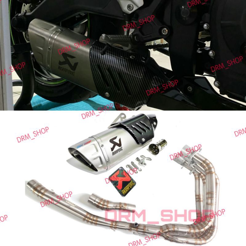 KNALPOT IMPORT AKRAPOVIC GP EVOLUTION FULLSISTEM FOR ZX25R