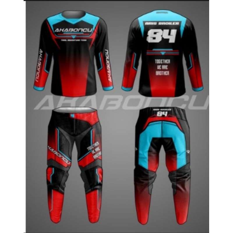 JERSY SET UNTUK BALAP JERSY SET UNTUK TRAIL ADVENTURE KEREN CUSTOM BISA PAKE NAMA/NO SENDIRI