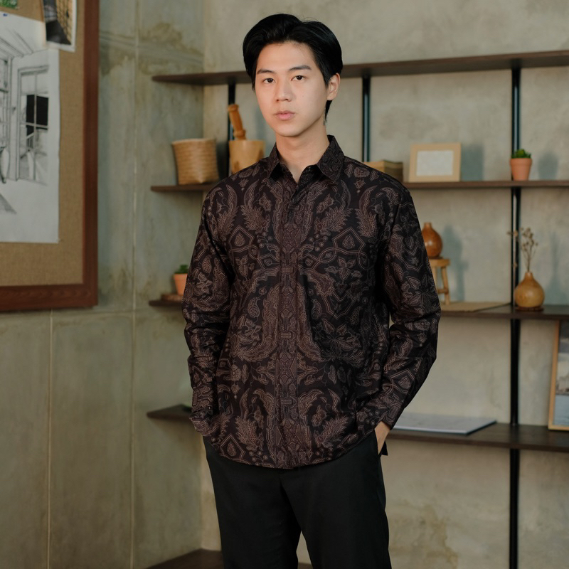 Batik Ayman - RAJENDRA | Kemeja Batik Pria Katun Solo Halus