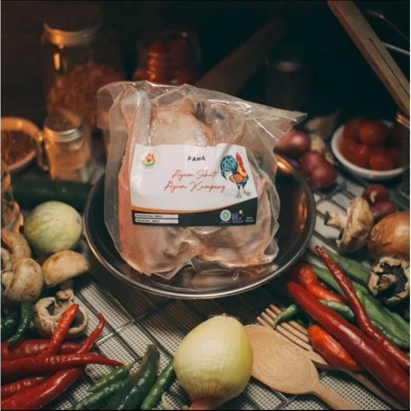 

Potongan Paha Ayam Kampung Asli Free Range Ternak Liar