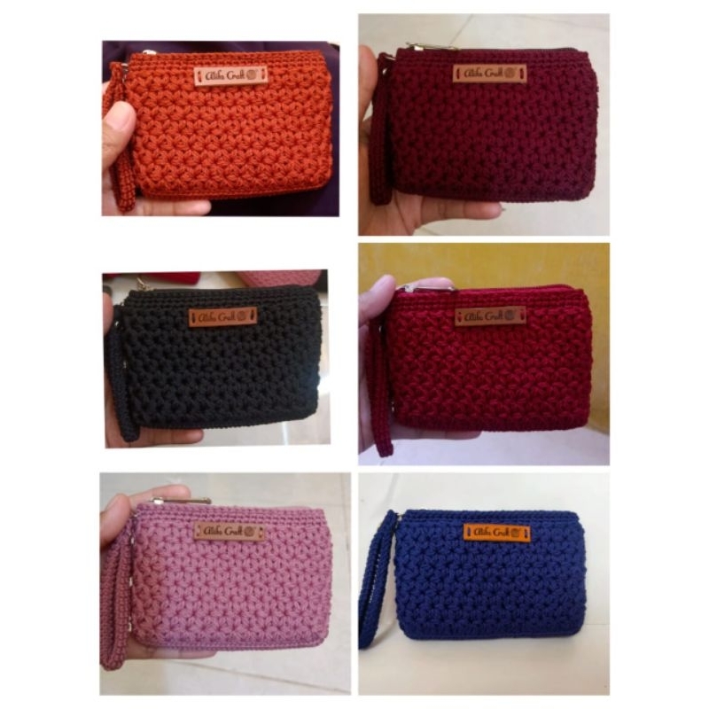Dompet Koin Rajut Handmade
