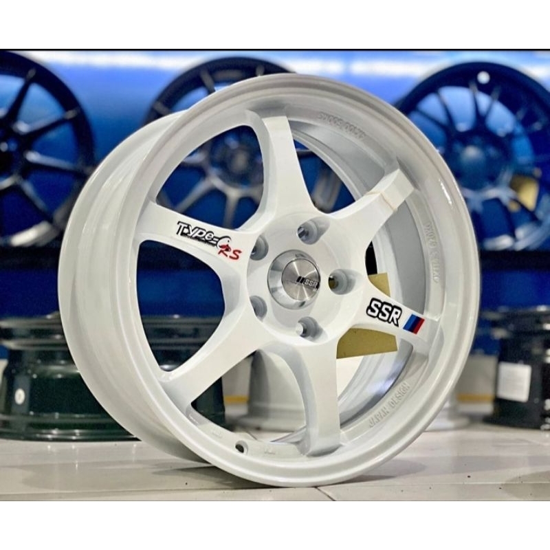velg racing ssr type c ring 16 pcd 5x114.3 velg mobil ertiga.grandmax.brv.xpander.innova dll