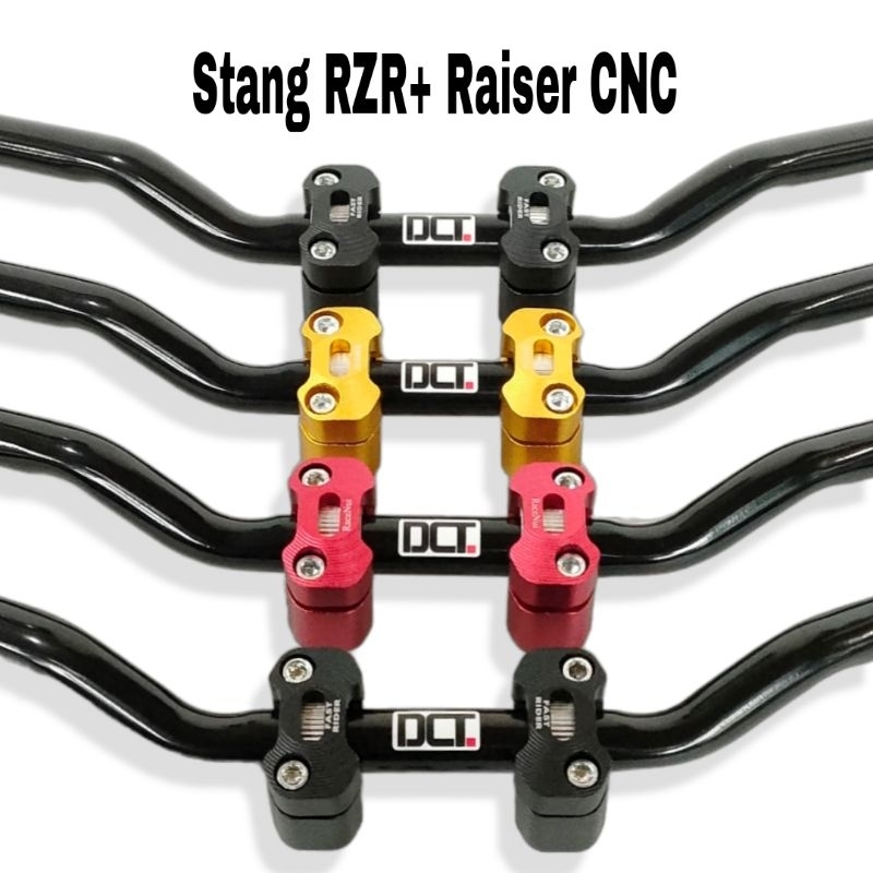 Stang Stir RZR Custom Balap Roadrace Universal Plus Raiser CNC Pnp Cb150r Vixion Nvl Nva Lighting Sa