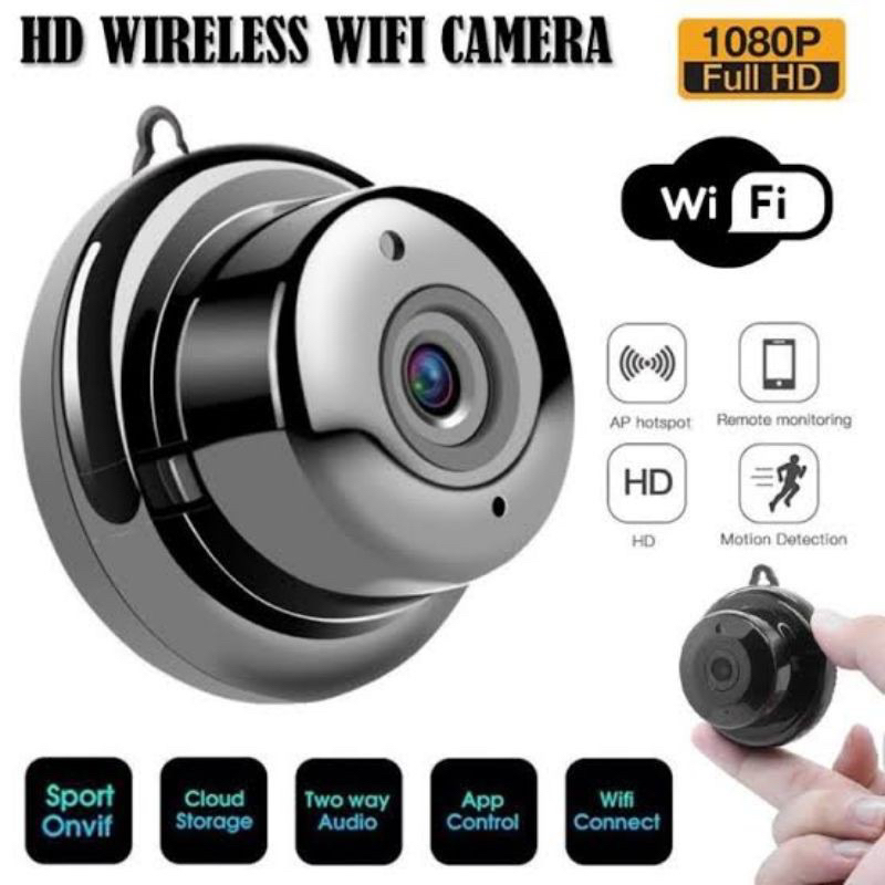 CCTV mini IP Camera V380 A1 WIFI Spy Kamera Panoramic IP HD 1080P Wireless Hidden CCTV Panoramic Nig