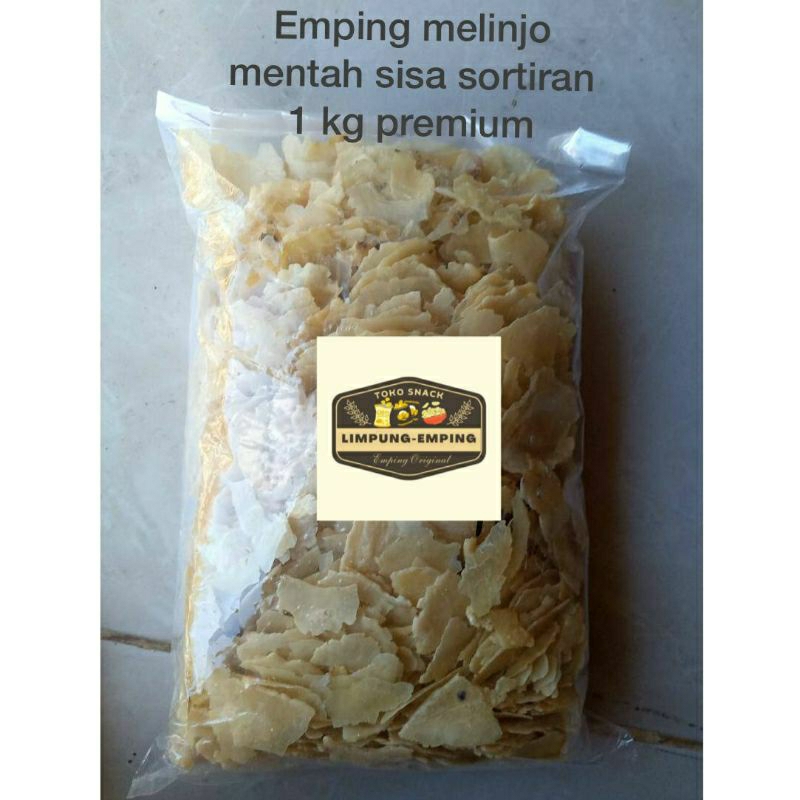 

EMPING MELINJO REMUKAN SISA SORTIRAN KEMASAN 1KG