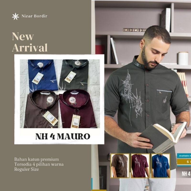 BAJU KOKO NIZAR TERBARU LENGAN PENDEK