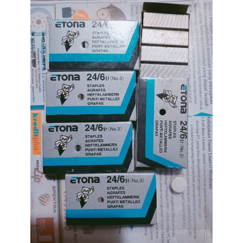 

Isi Staples Etona No.3 kotak kecil