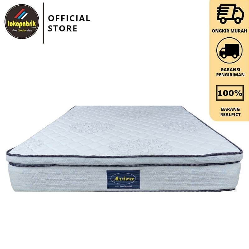 Kasur Spring bed Plusthop 160x200 Tinggi 28cm Bergaransi Terlaris Cirebon Bandung Jabodetabek