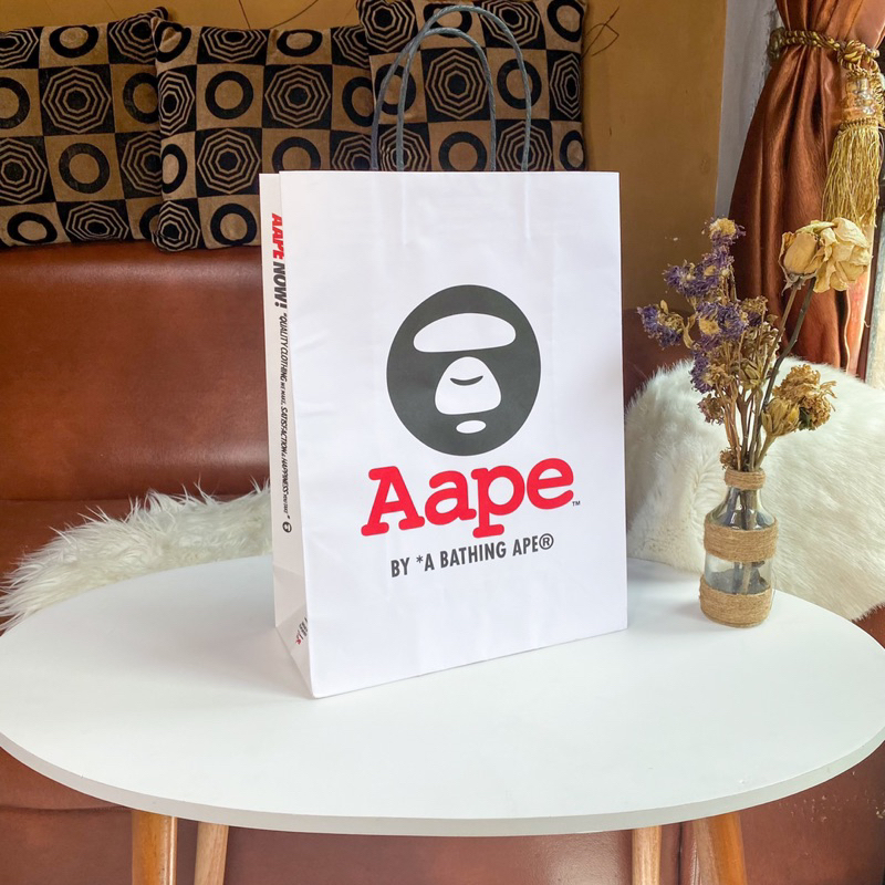 

Paper Bag Aape Original Paperbag A Bathing Ape