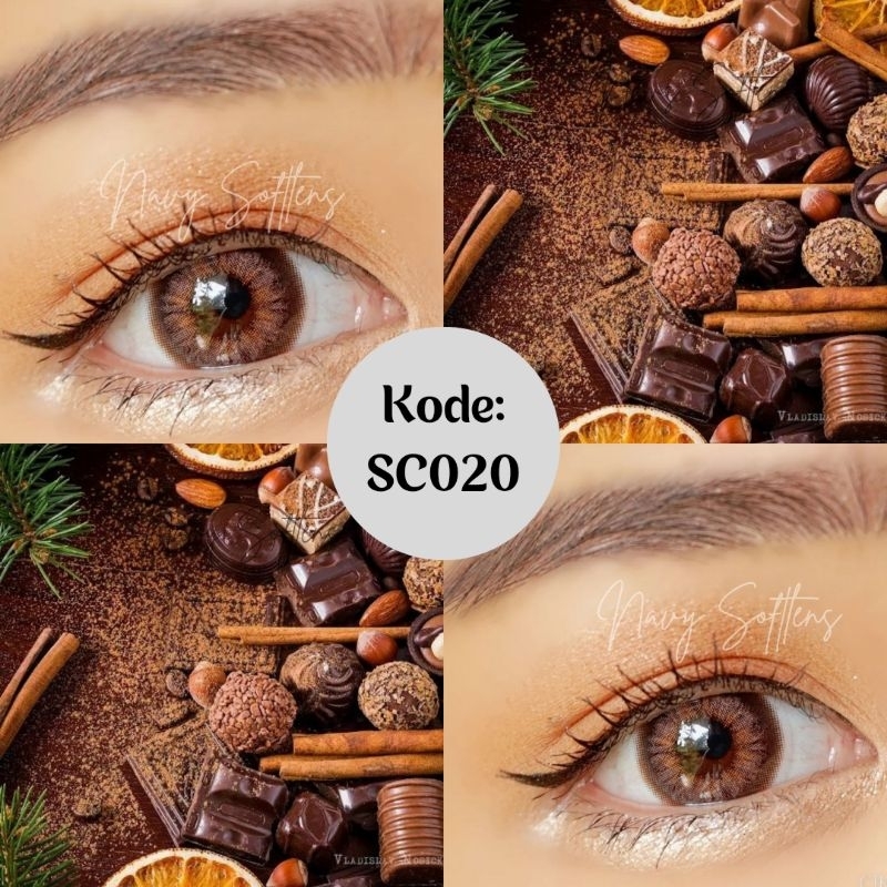 SC020 / Softlens Brown / Softlens Brown Natural / Softlens Coklat / Softlens Free Case / Softlens Free Air 60ml / Betel Sepia