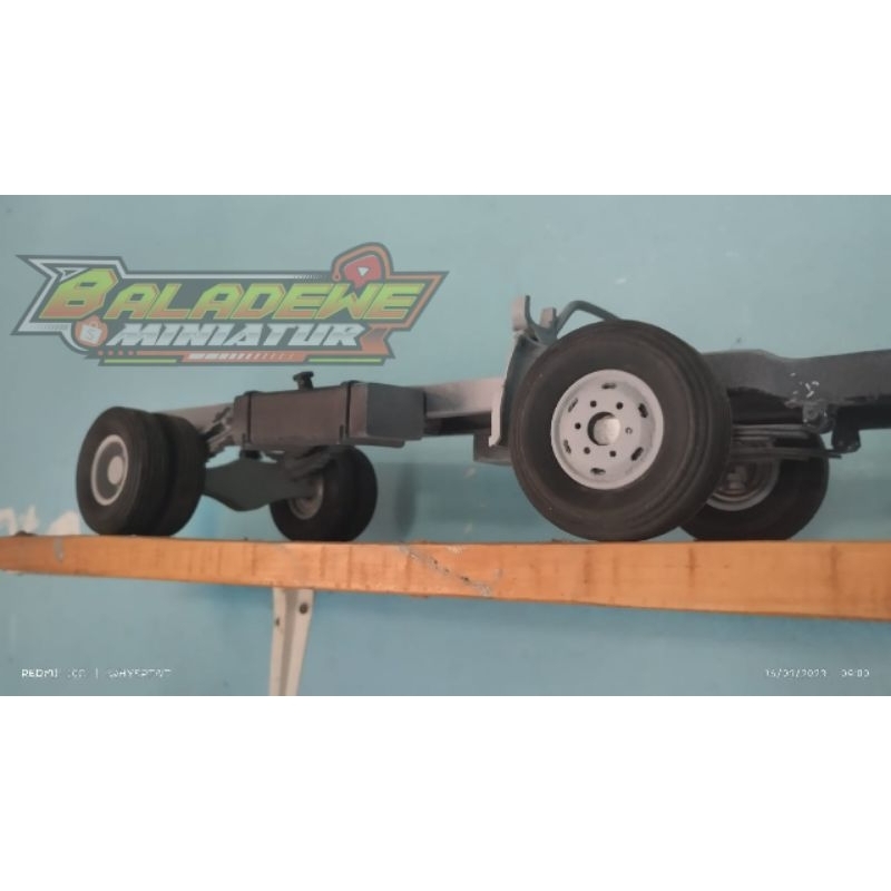 Sasis Miniatur Truk Skala 14 Bahan PVC Bisa Untuk RC