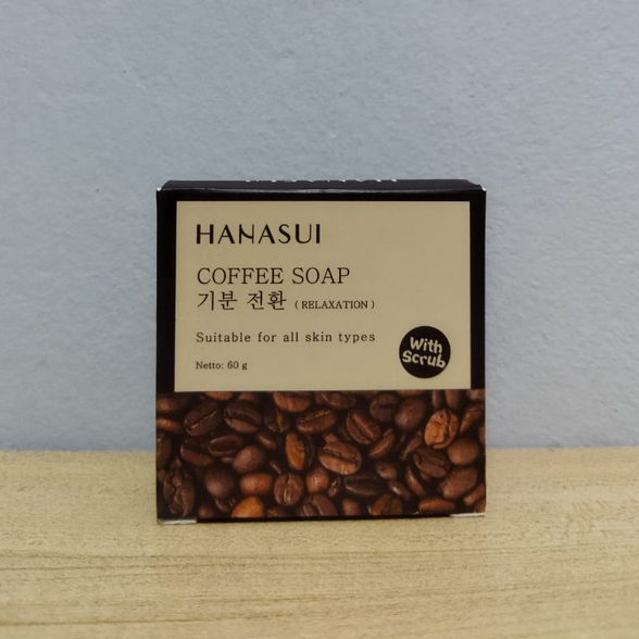 Hanasui Coffee Soap With Scrub 60gr Original