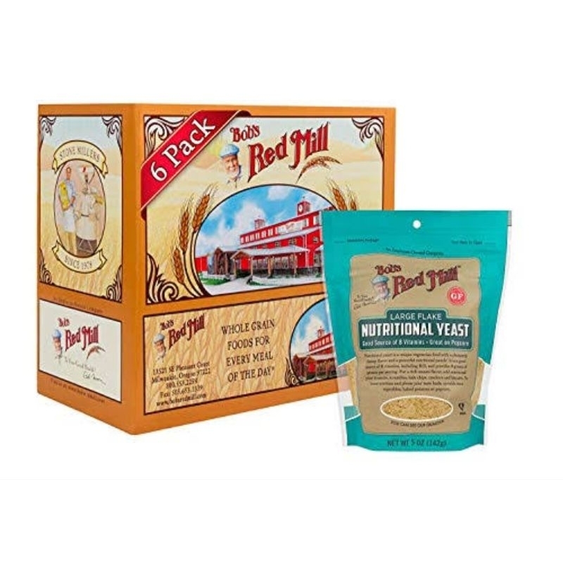 

Bob Red Mill Gluten Free Large Flake Nutritional Yeast 5 Oz 142 Gr