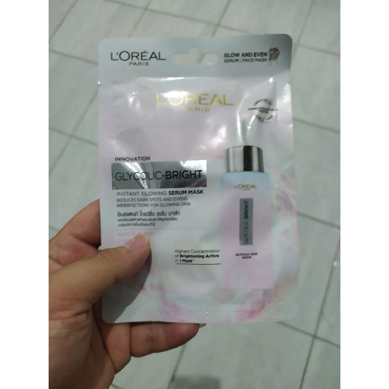 L'oreal Paris Glycolic Acid Bright Serum Mask