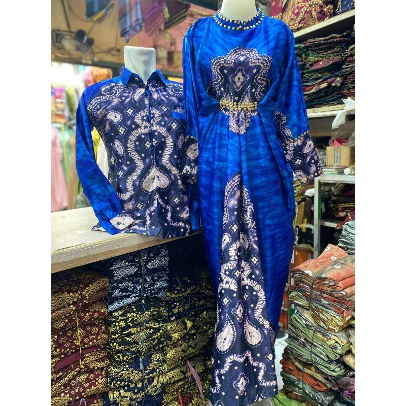 couple kaftan jumputan