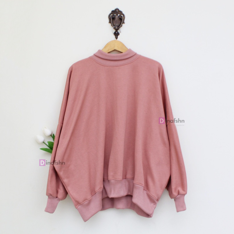 TURTLENECK OVERSIZE SWEATER XXXL SWEATER OVERSIZE KOREAN STYLE WANITA