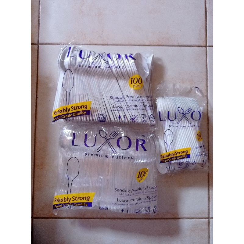 Sendok Luxor Bening / Sendok Luxor putih