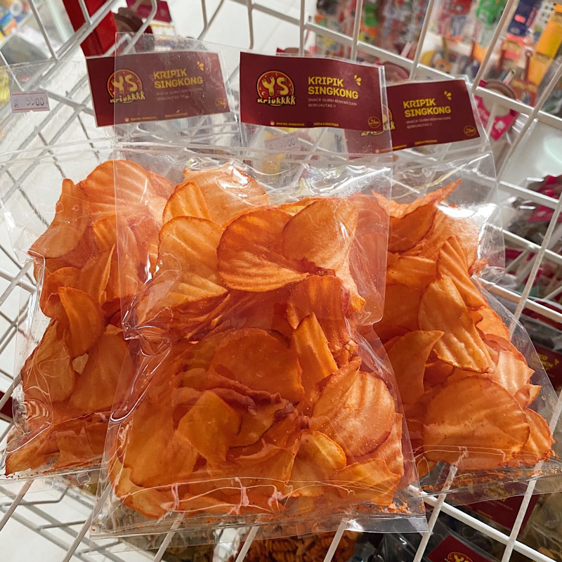 

Kripik Singkong Balado Gurih Renyah Snack Terjangkau By YS KRIUKKKKK