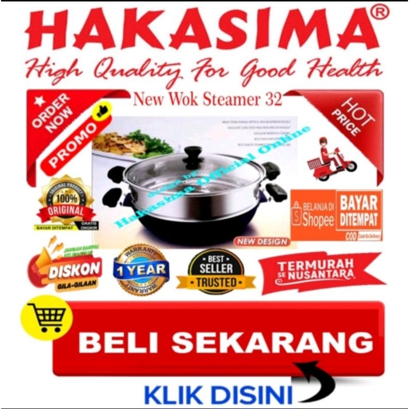 HAKASIMA WOK STEAMER 32 (PROMO)