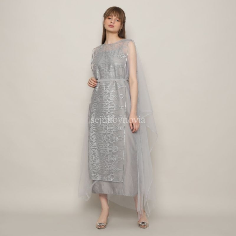 Laica Set Silver - Baju Lebaran - Engagement Dress - Kondangan Outfit