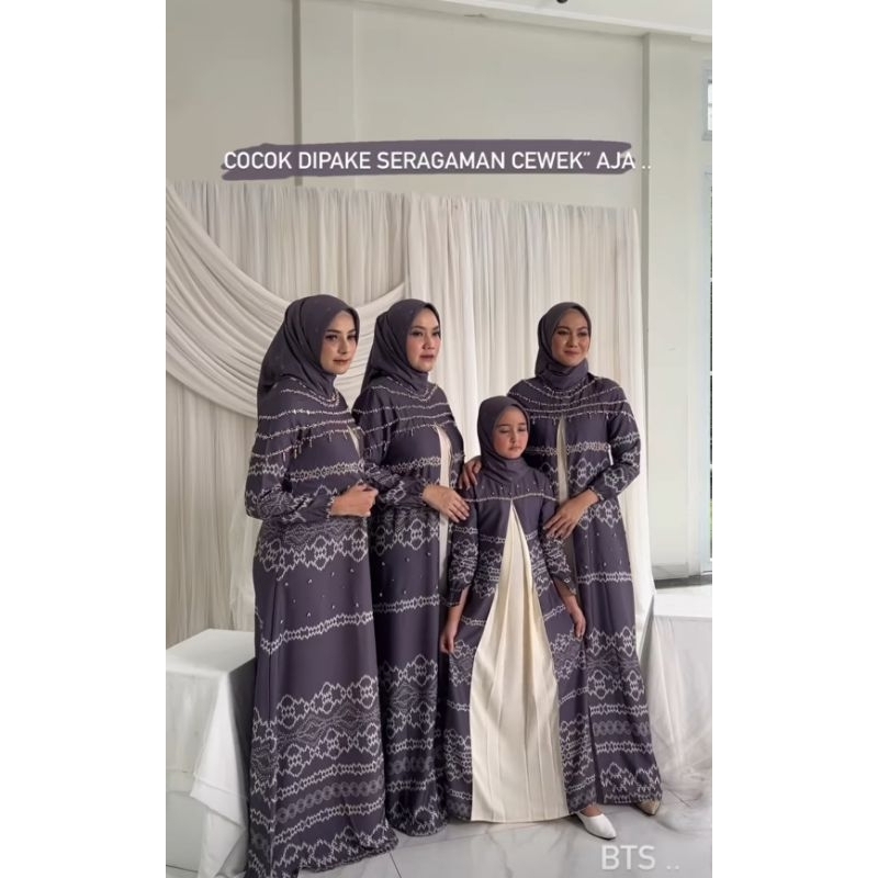 KHALISA SET FAMILY ORI JAVINA (ORIGINAL)GAMIS