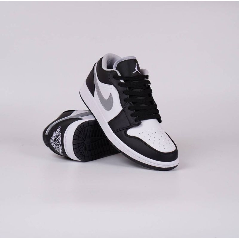Sepatu N*ke A*r Jordan Low Black Medium Grey