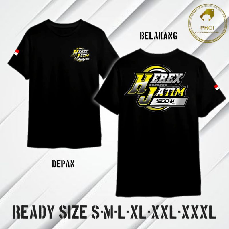 Kaos Lengan Pendek Herex Jatim Keren