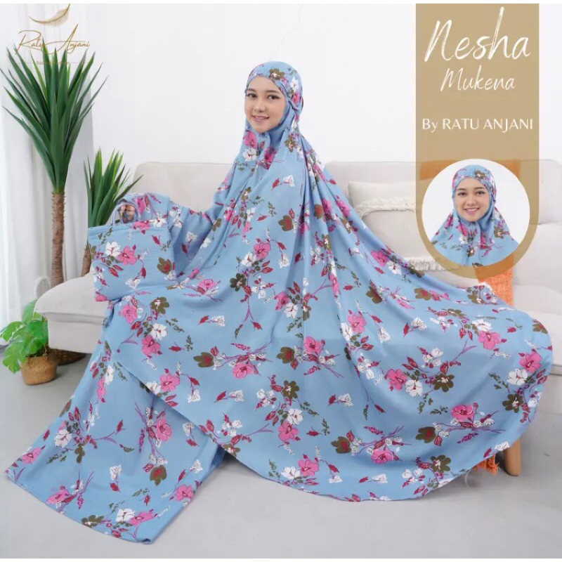 MUKENA DEWASA BAHAN RAYON SANTUNG